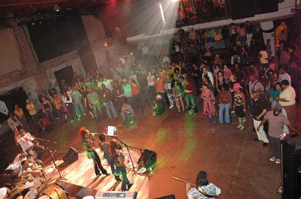 Dancefloor circle view